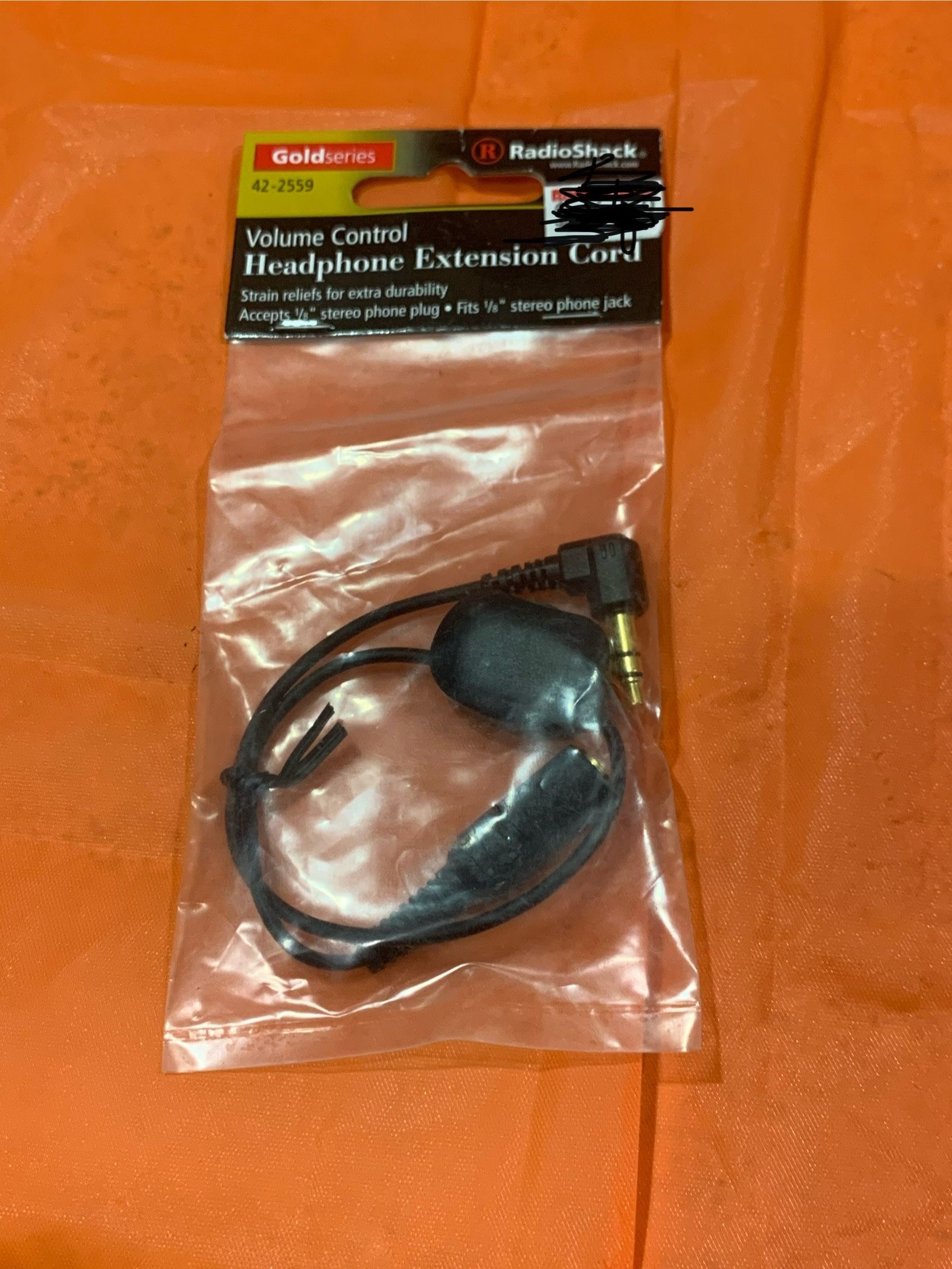 Volume Control Steep Headphone Extension Cord