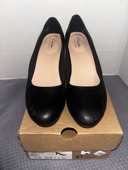 Clarks Ambyr Joy Black Leather