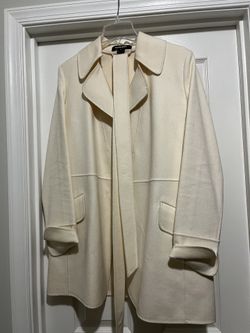 Cream Light Wool Coat 