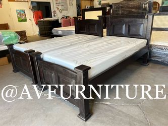 2 Twin Beds and 2 Memory Foam Mattresses