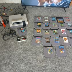  Vintage Video Game System & Games 