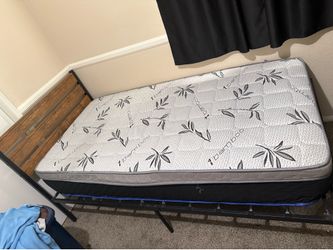 Twin frame w/mattress
