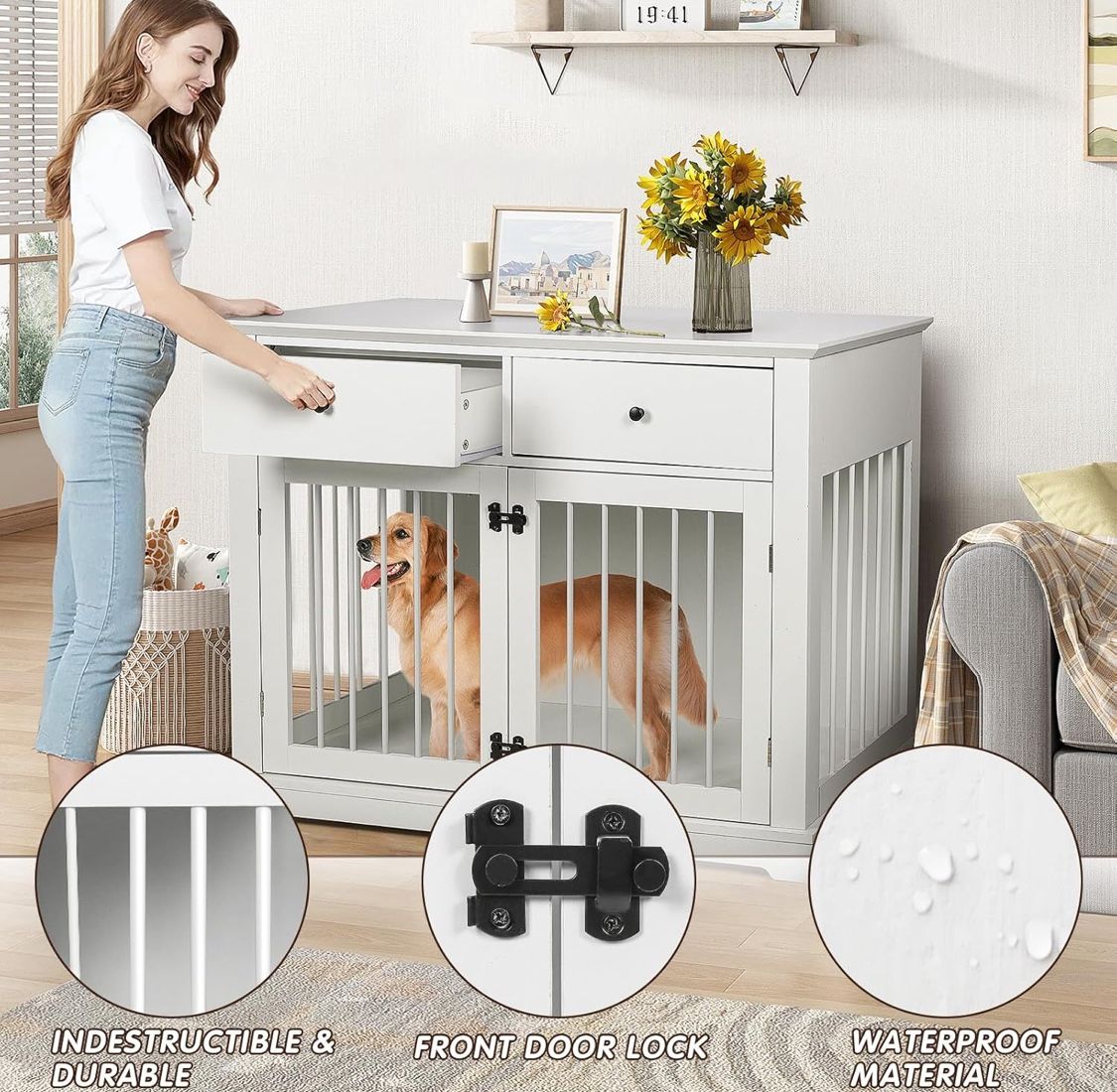 Dog Furniture Crate