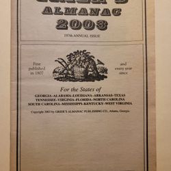 Grier's Almanac 2003