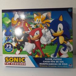 Sonic Hedgehog Floor Puzzle. 