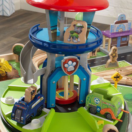 PAW Patrol Adventure Bay Wooden Play Table By KidKraft with 73 Accessories  Included Multicolor - 43.31 x 31.06 x 27.72 for Sale in Ridgefield, NJ -  OfferUp