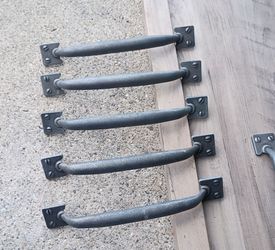 Antique Rustic Farmhouse Handles Pulls 6 Count