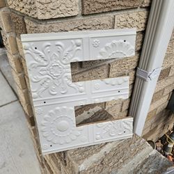 Letter E Wall Or Shelf Decor. 