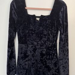 Aeropostale Velvet Blue Dress Size M 