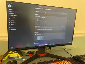 Monitor 24" 1080p-165hz,original box