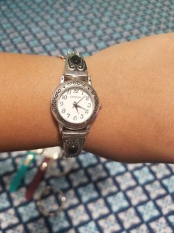 GENEVA sterling silver watch