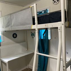 2 Twin Loft Beds With Mattress 