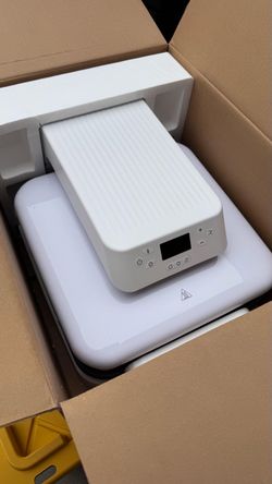 HTV Ront White Auto Heat Press Machine with Digital Display