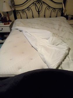 Pillow top  mattress and bamboo topper for FREE