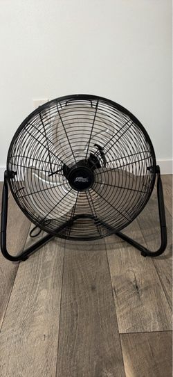 Metal floor fan