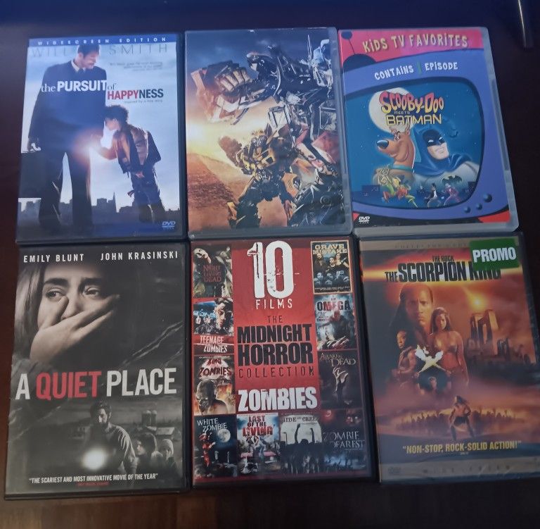 6 Dvds