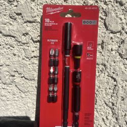 New Milwaukee 10 Pcs Impact Magnetic Bit Holder Set