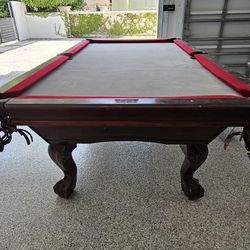 Golden West Billiard MFG Pool Table – Portland, Oregon (solid wood, classic style).