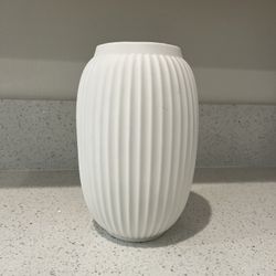 White Flower Vase