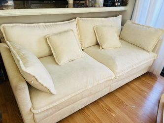 Cream sofa (washable)