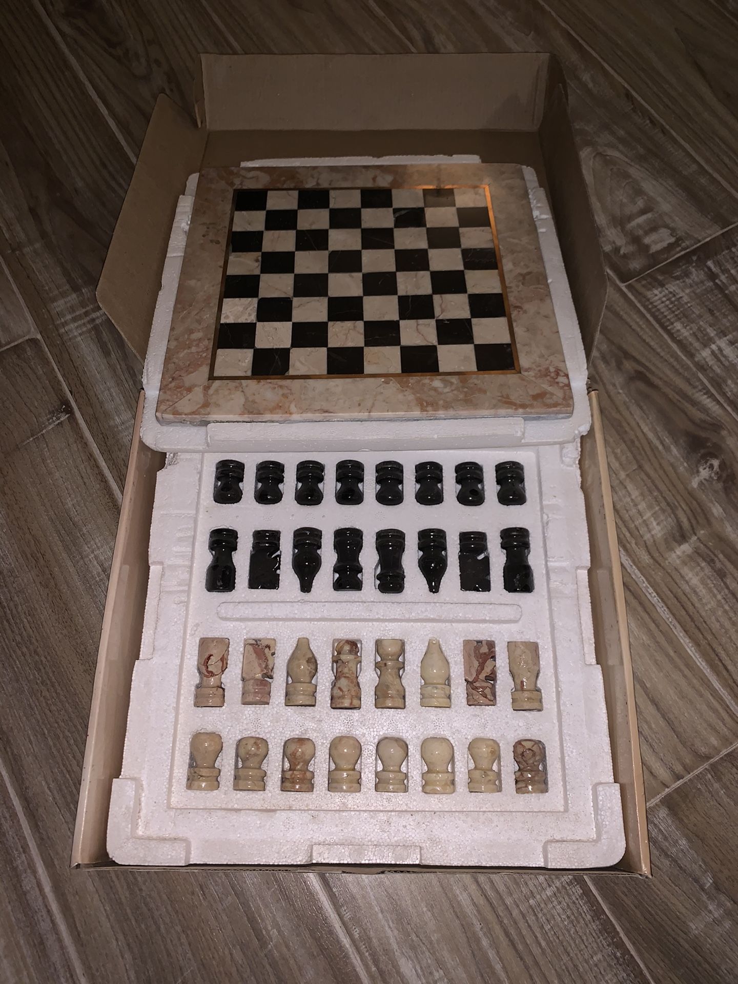 Handmade Ceramic Chess Board Game