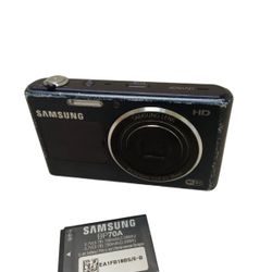 Samsung DV150F Dual LCD Smart Digital Navy Camera 16.2MP W/ Battery | tested