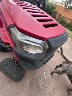 Ride a long mower