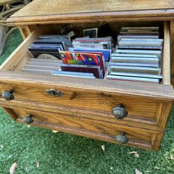 Rare American Of Martinsville Filing Cabinet / End table / Nightstand 25.5 Wide  by 25.5 long  by 20 height