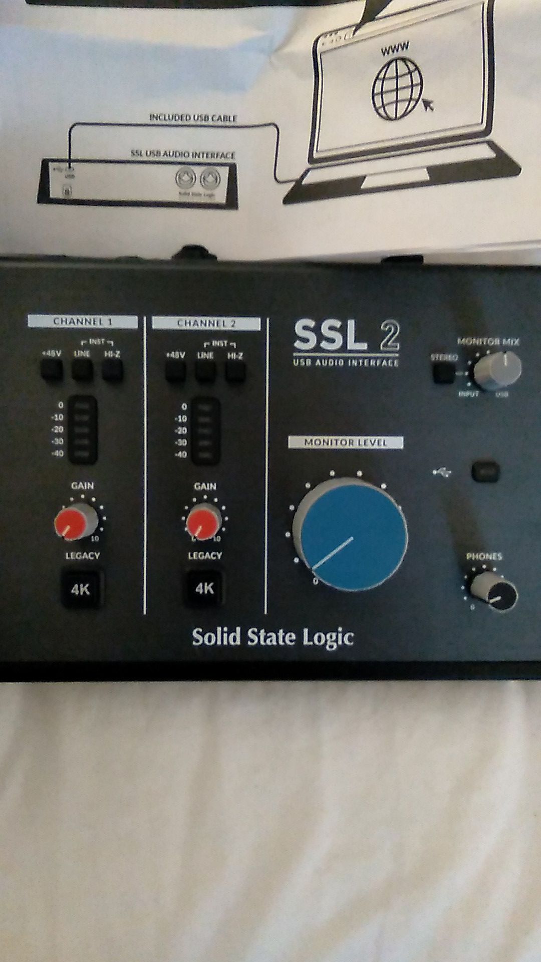SSL2 USB Audio Interface
