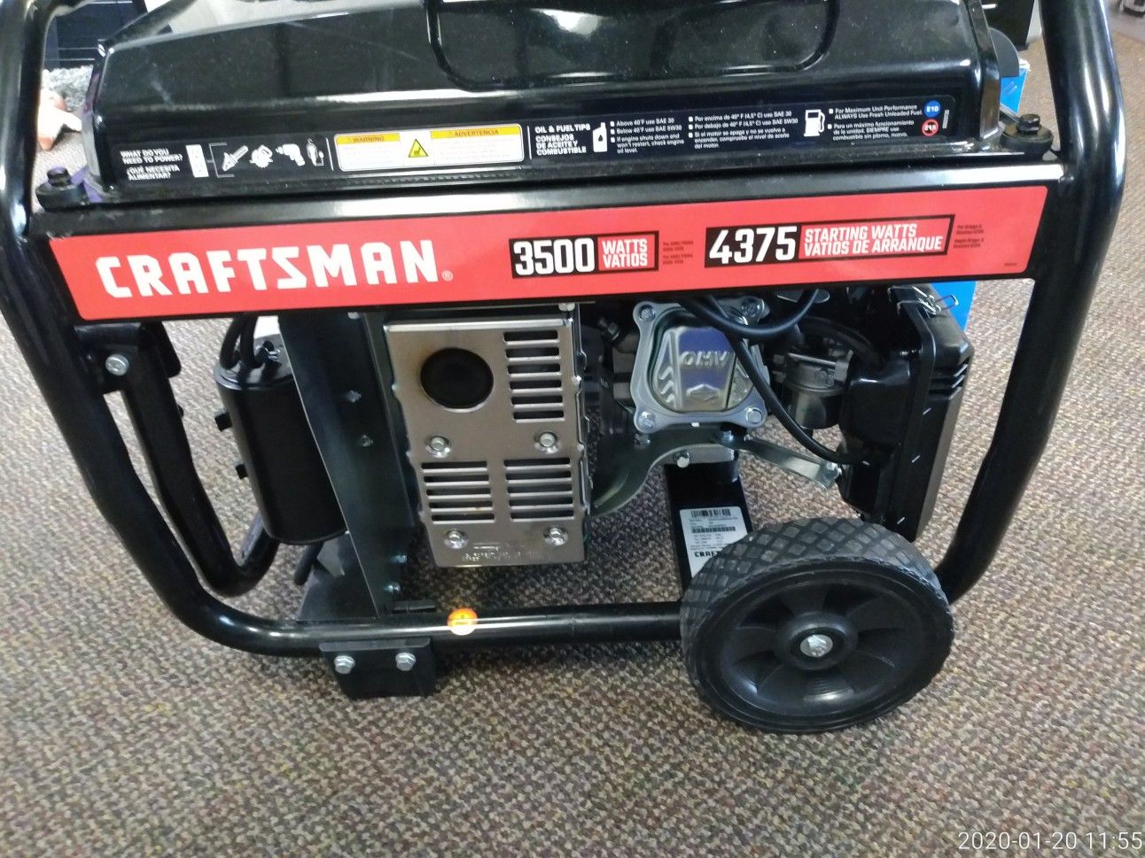 Craftsman 3500 watt generator