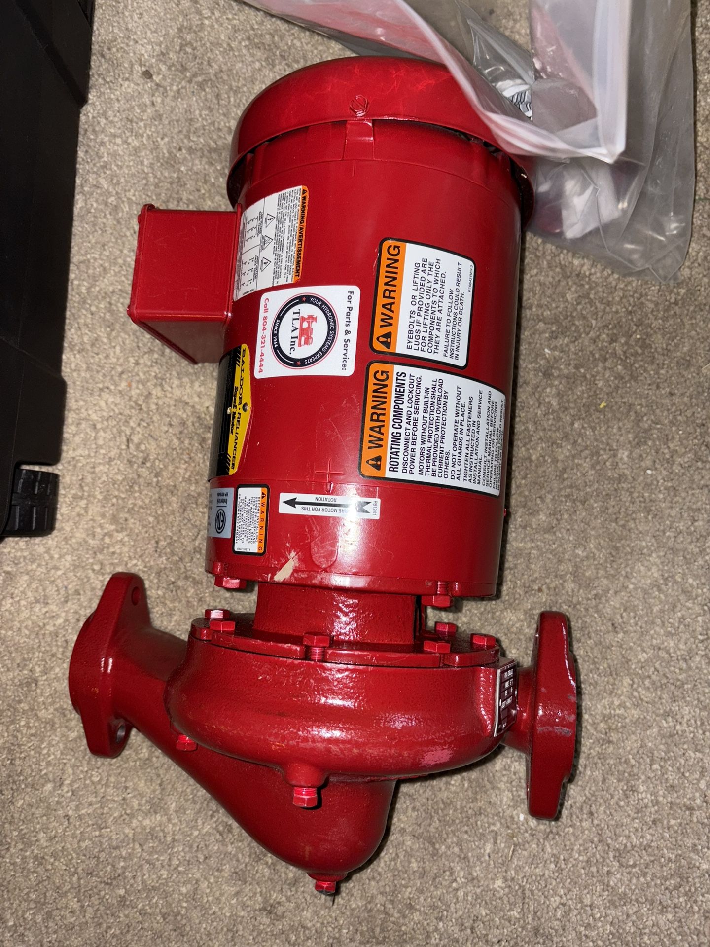 Series E-90 Close Coupled In-Line Centrifugal Pump