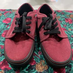 Burgundy Vans