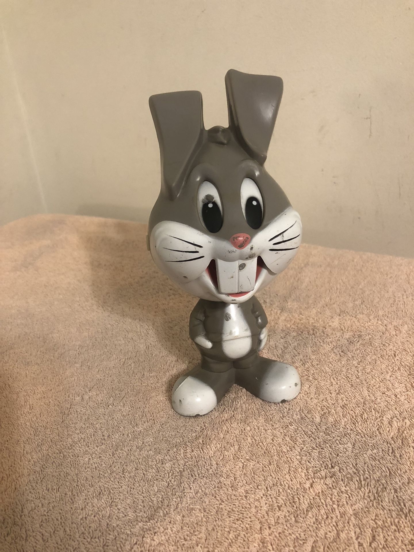 Vintage 1976 Mattel Chatter Chum Bugs Bunny Pull String 8” Tall WORKS