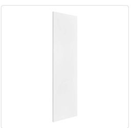 Hampton Bay Avondale/Leyton 24 in. W x 90 in. H Refrigerator End Panel in Alpine White