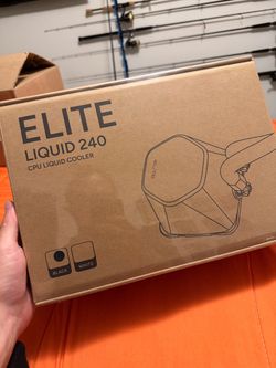 SEALED | Cooler Master Elite 240mm AIO | Black | AMD & Intel Sockets Supported