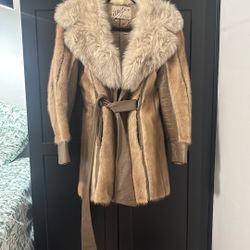 Rabbit fur And Leather Jacket