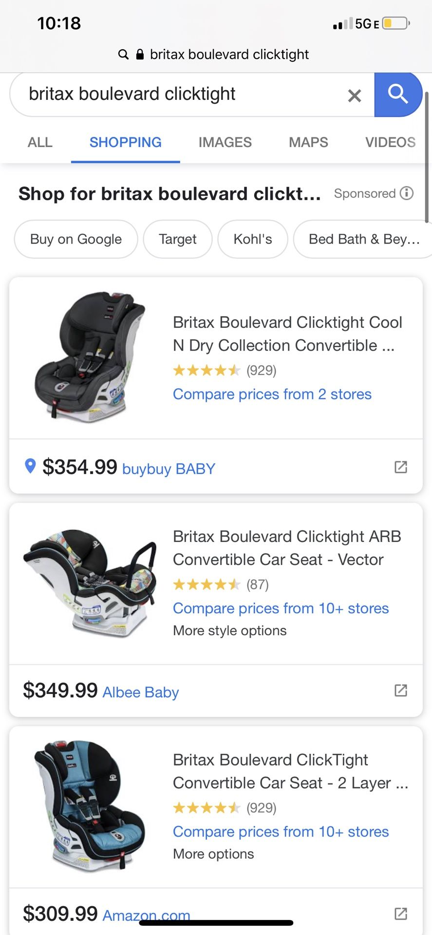 Britax Boulevard Clicktight