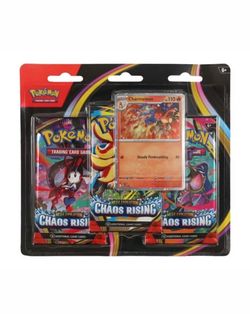 POKÉMON CHAOS RISING 3 PACK BLISTER CHARMELEON