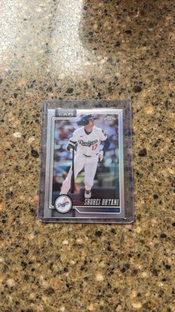 Shohei Ohtani Topps Chrome Dodgers Baseball Card