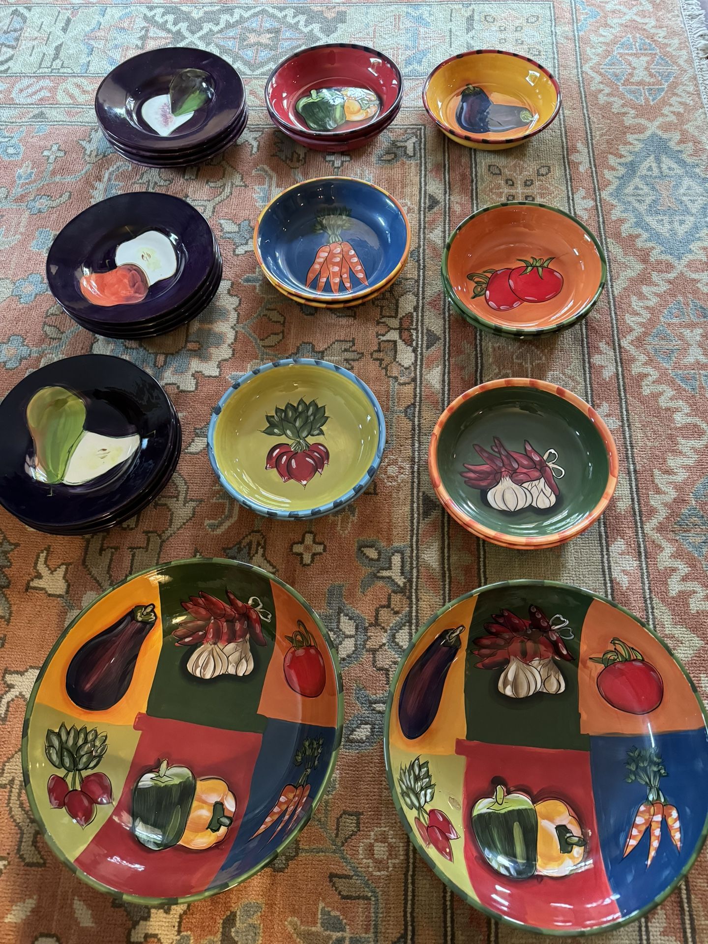 Jennifer Clark Pasta And Serving Bowls