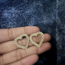 Medium Size Rolex Heart Earrings