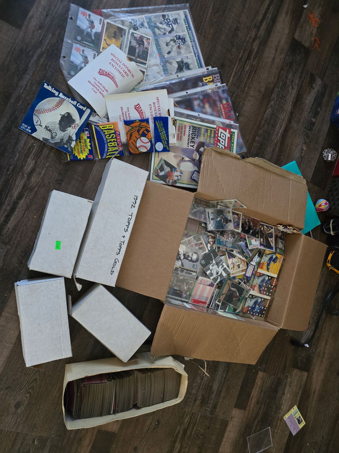 Misc Sports Cards and a Couple Magazines