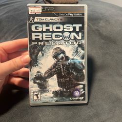 Tom Clancy’s Ghost Recon Predator PSP Game