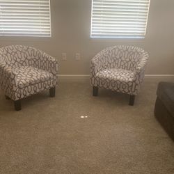 2 Accent Chairs $60