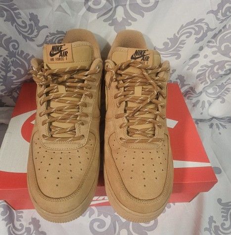 Nike Air Force 1 '07 LV8 "Flax Wheat" Sneakers – Men’s Size 10.5