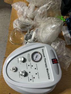 Vacuum cupping therapy machine