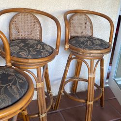 Ratan Bar Stools 