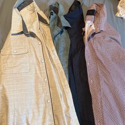 4 Size 3xl Men Dress Shirt 