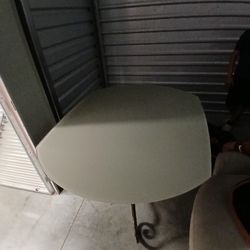 Great Glass Table With Built-in Leaves