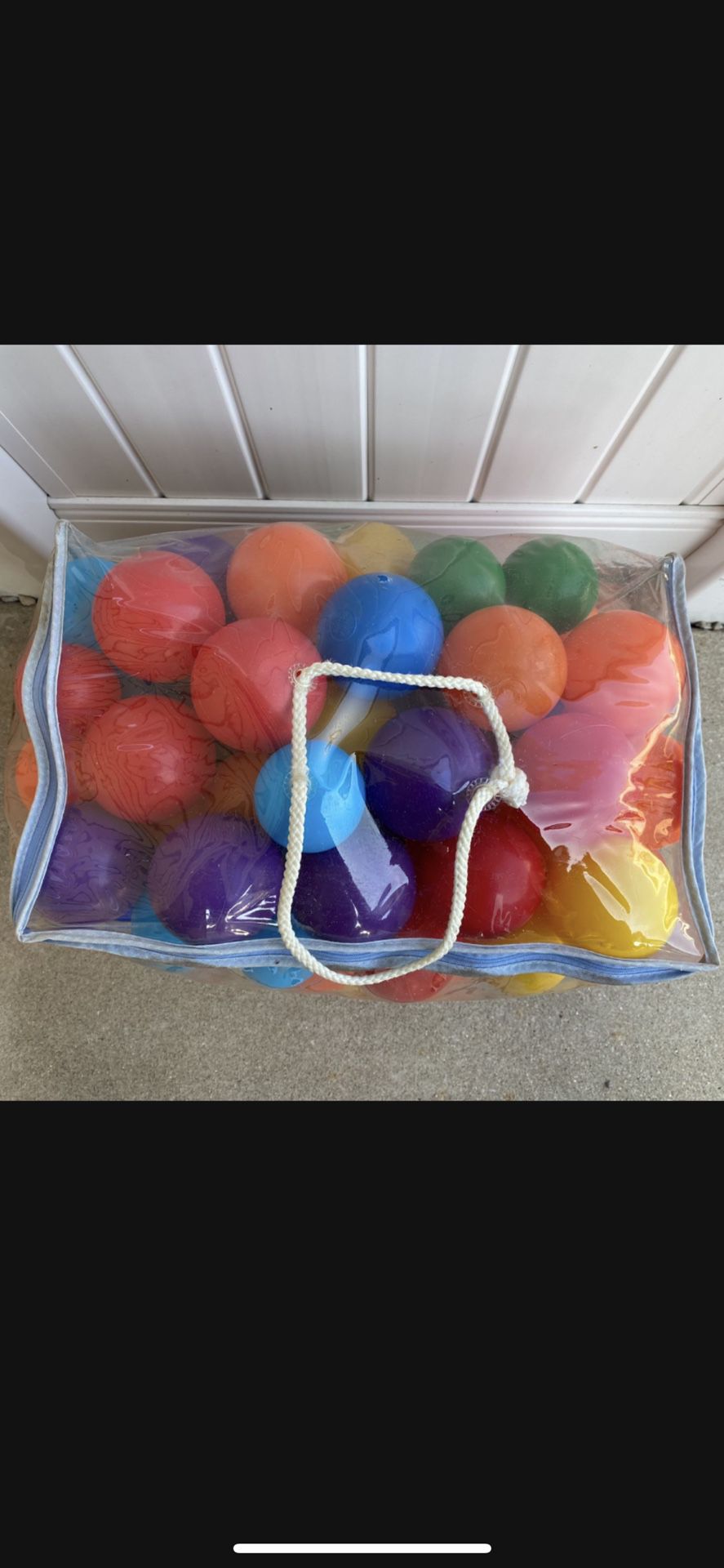 Bag Of Multi Colored Balls For Kids
